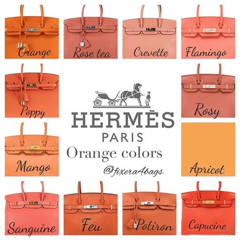 what color is hermes orange.